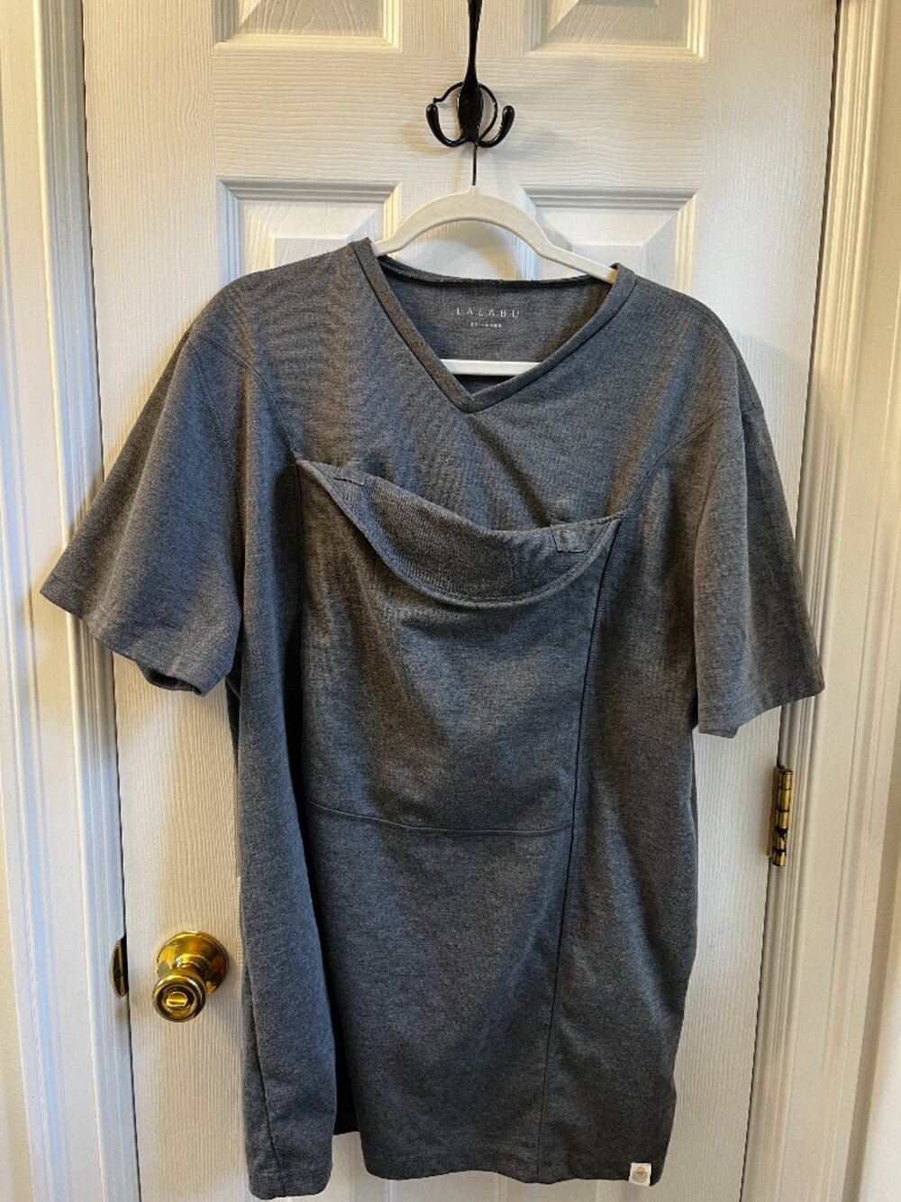 Lalabu Dad Short Sleeve Carrier Shirt - 2XL - Gray